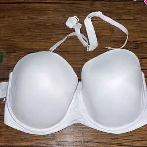 *Flawed* Vanity‎ Fair White Women's Strapless Bra- 36DD